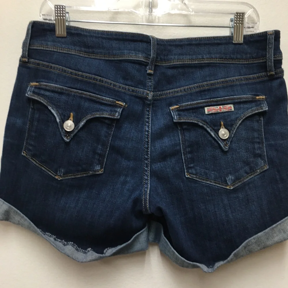 Hudson Croxley Mid Thigh Shorts Jean Shorts 30 Blue Summer Festival Boho